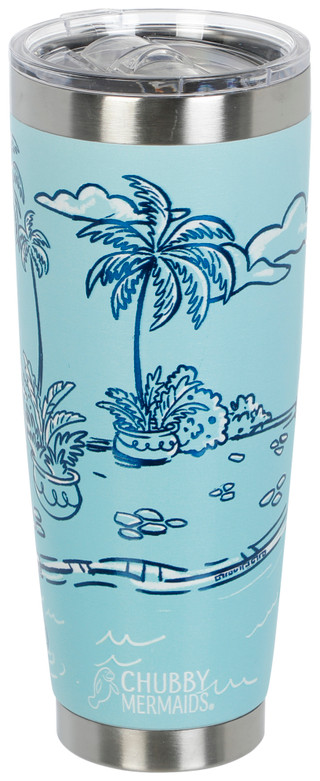 Thumbnail 3: Chubby Mermaids Manatee Springs Hotel Insulated Travel Tumbler 