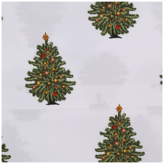 Thumbnail 6: Martha Stewart Sugarplum Trees Holiday Sheet Set 