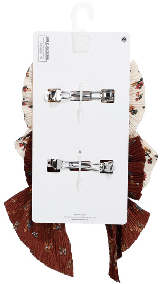 Thumbnail 1: TWIG & ARROW 2 Pk Hair Bow Barrettes  