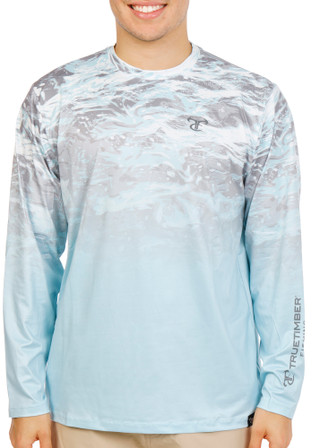 Thumbnail 1: TRUE TIMBER Men's Long Sleeve Performance Printed Tee 