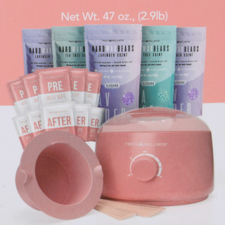 Thumbnail 1: Tress Wellness At-Home Waxing Kit with Wax Warmer & Accessories 