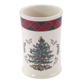 Thumbnail 2: Spode Christmas Tree Tartan Bathroom Tumbler 