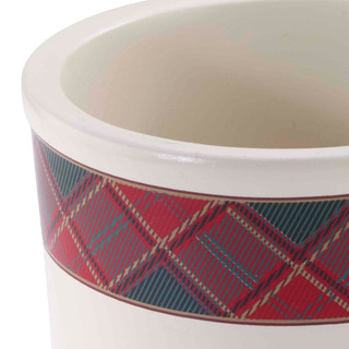 Thumbnail 4: Spode Christmas Tree Tartan Bathroom Tumbler 