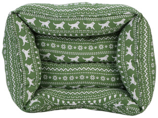 Thumbnail 3: HOUND HOME 21x18x7 Christmas Tree Cuddler Pet Bed 