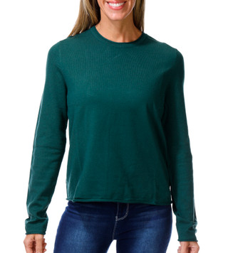 Thumbnail 3: French Connection Women's Long Sleeve Solid Crew Neck Sweater 