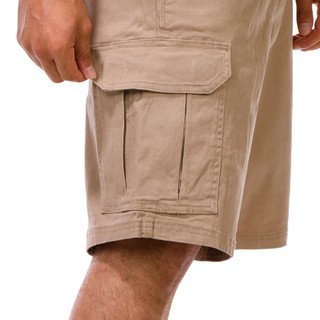 Thumbnail 3: Lee Men's Twill Cargo Shorts with Belt  