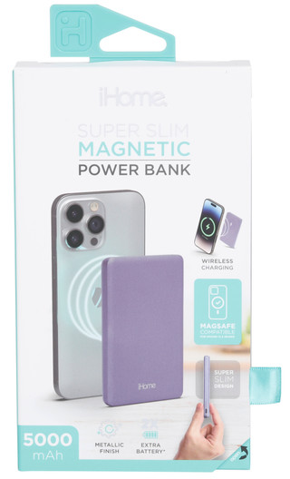 Thumbnail 1: Ihome 5000mAh Magnetic Wireless Power Bank 
