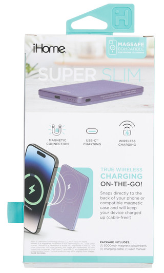 Thumbnail 3: Ihome 5000mAh Magnetic Wireless Power Bank 