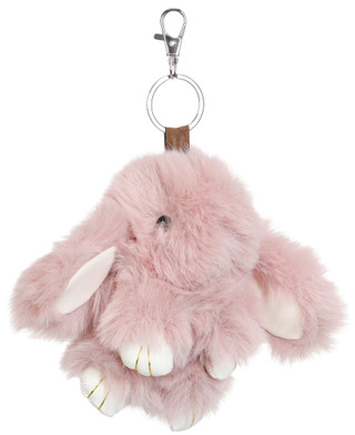 Thumbnail 1: ORLY Gray Fuzzy Bunny Bag Charm 