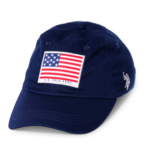 Thumbnail 3: U.S. Polo Assn. Girl's American Flag Baseball Cap 