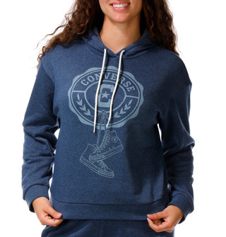Thumbnail 2: Converse Juniors Long Sleeve Fleece Hoodie 