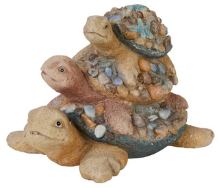 Thumbnail 2: Fancy That Triple Stacked Turtle Garden Statue 