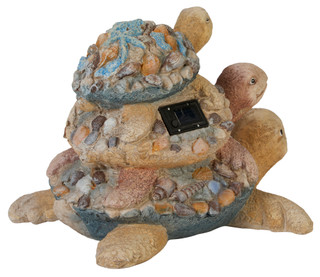Thumbnail 4: Fancy That Triple Stacked Turtle Garden Statue 