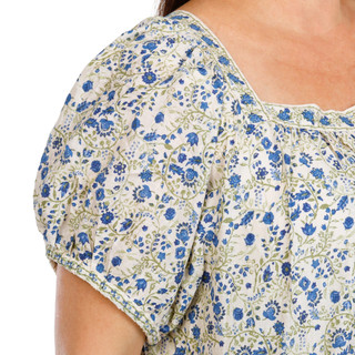 Thumbnail 3: MAX STUDIO Women's Plus Short Sleeve Floral Print Top 