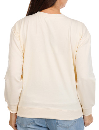 Thumbnail 3: Marled Women's Plus Long Sleeve Tailgate Season Rhinestone Pullover 