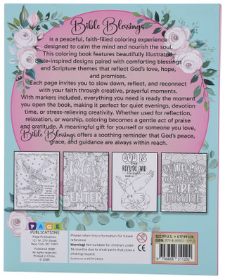 Thumbnail 2: Page Publications Bible Blessings Coloring Book Kit  