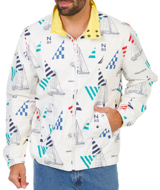 Thumbnail 1: Nautica Men's Reversible Windbreaker Jacket  