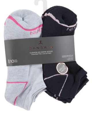 Thumbnail 1: Danskin Women's 10 Pk No Show Socks  
