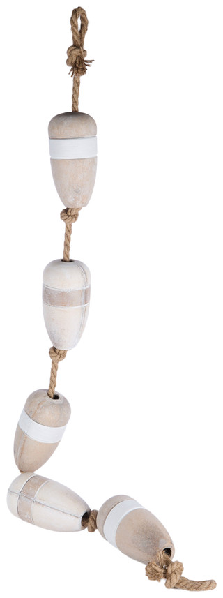 Thumbnail 2: Fancy That Gift & Decor 65 in Wooden Nautical Buoy Garland  