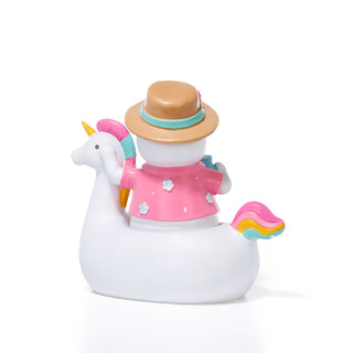 Thumbnail 2: Magical Season 9.5 in Coastal Christmas Snowman in Unicorn Floaty Decor 