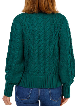 Thumbnail 2: Southern Tide Women's Long Sleeve Cable Knit Button Cardigan 