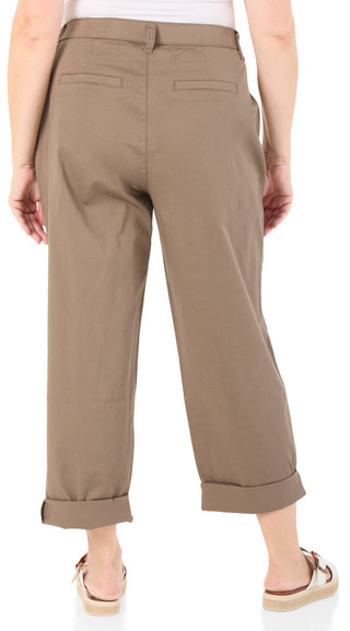 Thumbnail 2: Kate Park Women's Plus Embroidered Trim Pants 