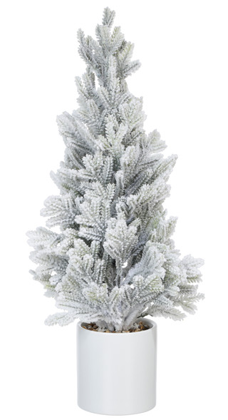 Thumbnail 1: Supreme Silk 23 in Christmas Tree with Pot Home Accent 
