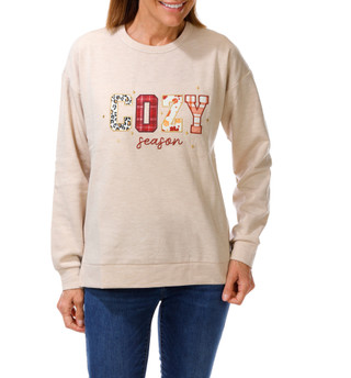 Thumbnail 1: Chenault Women's Embroidered Long Sleeve Top 