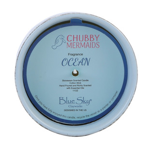 Thumbnail 2: Chubby Mermaids 2 Pk Ocean & Pond Candles in Gift Box 
