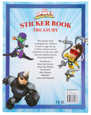 Thumbnail 3: Marvel Spidey & His Amazing Friends Reusable Sticker Book 