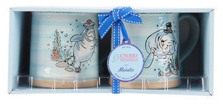 Thumbnail 2: Chubby Mermaids 2 Pk Ocean Manatee Mug Set 