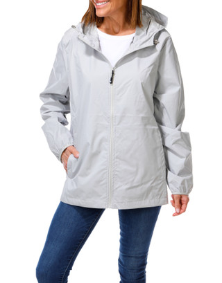 Thumbnail 1: Big Chill Women's Plus Full Zip Rain Jacket 