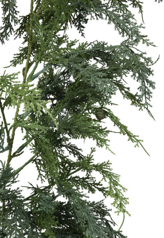 Thumbnail 3: Supreme Silk 75 in Faux Greenery Garland 