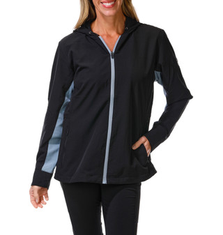 Thumbnail 1: Perry Ellis Women's Full Zip Rain Jacket  
