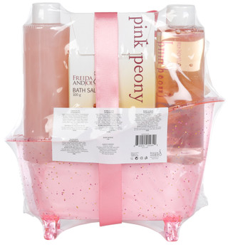 Thumbnail 3: FREIDA + JOE 5 Pc Pink Peony Bath Gift Set 