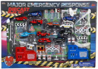Thumbnail 1: Brooklyn Lollipop 40 Pc Major Emergency Response Vehicle Play Set 