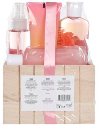 Thumbnail 2: FREIDA + JOE 5 Pc Pink Peony Bath Gift Set 