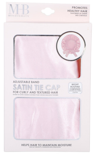 Thumbnail 1: MUST HAVE BEAUTY Satin Tie Cap  
