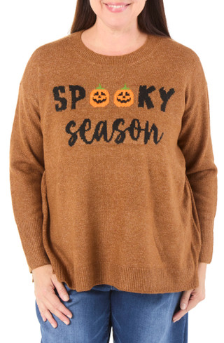 Thumbnail 1: CE CE BY CYNTHIA STEFFE Women's Plus Halloween Pullover Sweater  