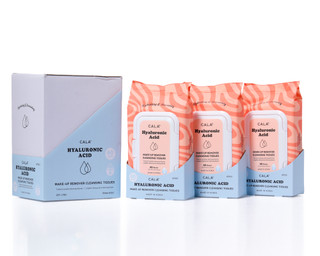 Thumbnail 1: CALA 3 Pk Hyaluronic Acid Make-Up Remover Cleansing Tissues 