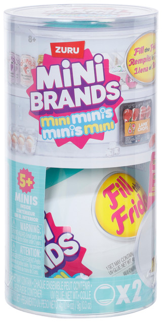 Thumbnail 1: Zuru 2 Pk Mini Brands Fill the Fridge w/ Over 5 Collectible Minis 