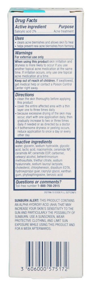 Thumbnail 4: CERAVE 1.3 oz Acne Control Gel with AHA & BHA 