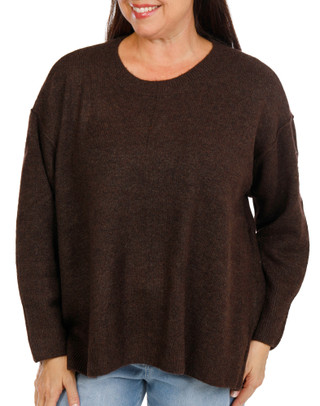 Thumbnail 1: Vince Camuto Women's Plus Solid Knit Sweater  