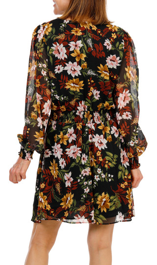 Thumbnail 3: Cece Women's Fully Lined V-Neck Baby Doll Dress 