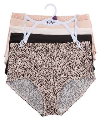 Thumbnail 1: Gloria Vanderbilt Women's Plus 5 Pk Brief Panties 