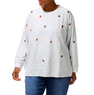 Thumbnail 4: Philosophy Women's Fall Leaf Sweatshirt  