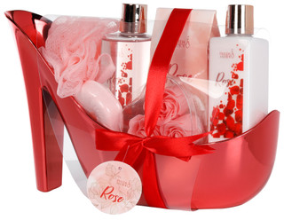 Thumbnail 2: FREIDA + JOE 9 Pc Rose Bath Gift Set 