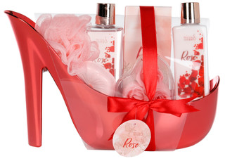 Thumbnail 1: FREIDA + JOE 9 Pc Rose Bath Gift Set 