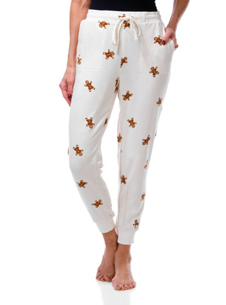 Thumbnail 1: Jane + Delancey Women's Christmas Print Lounge Pants 