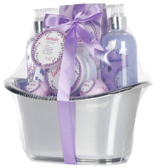 Thumbnail 3: FREIDA + JOE 6 Pc Lavender Bath Gift Set 